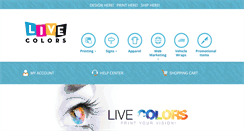 Desktop Screenshot of livecolors.com